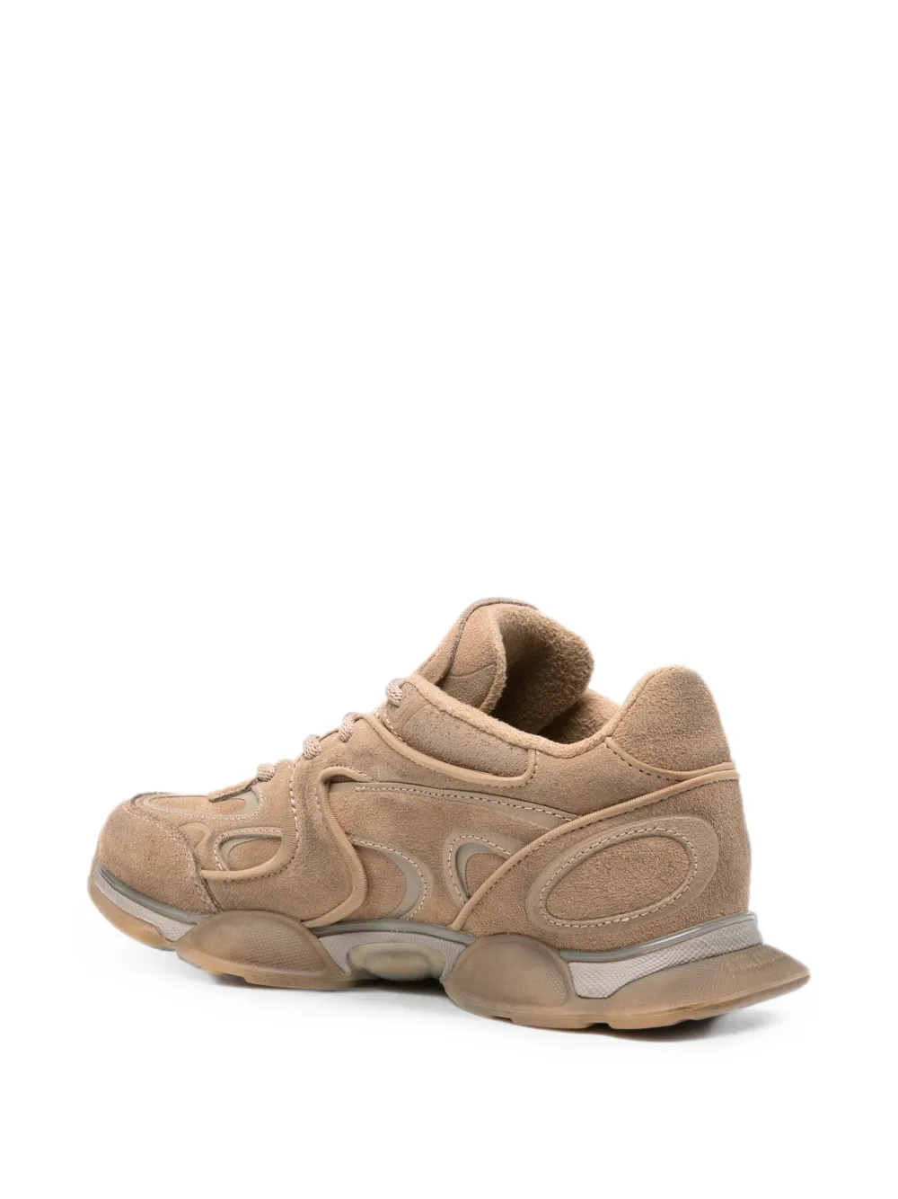 Axel Arigato panelled suede sneakers Beige