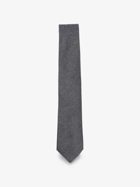 Canali micro-pattern silk tie