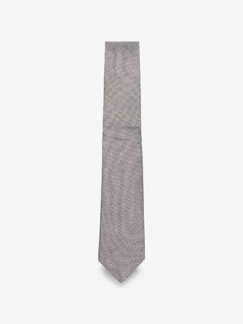 Canali diamond-pattern silk tie