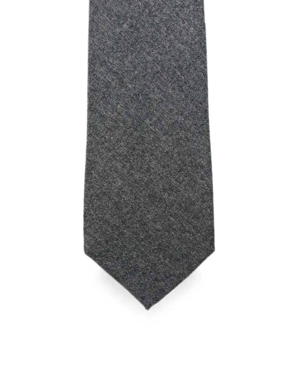 Canali Wollen stropdas Grijs