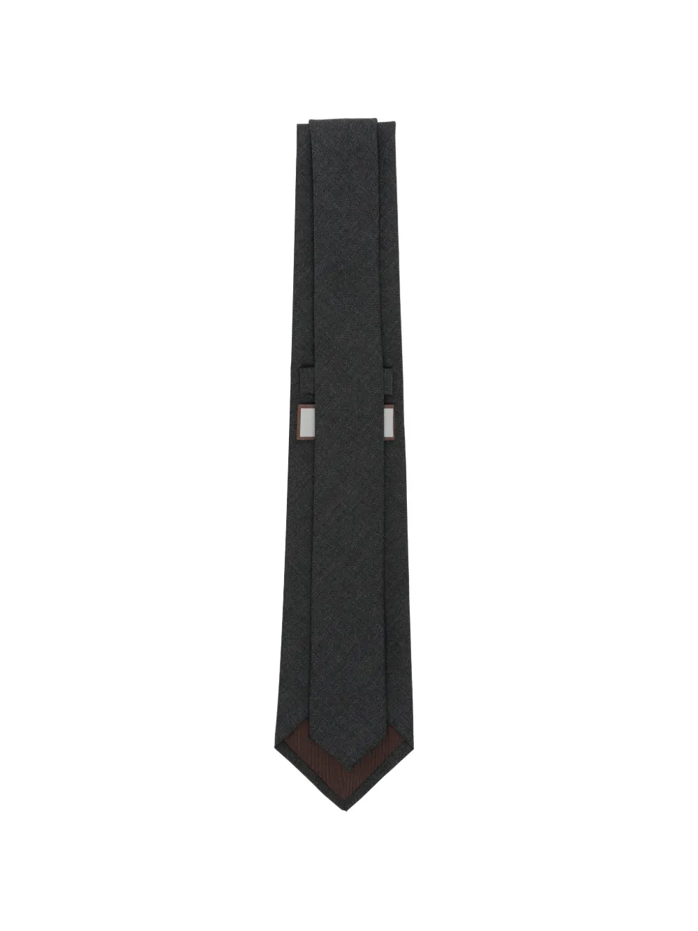 Canali Wollen stropdas Grijs