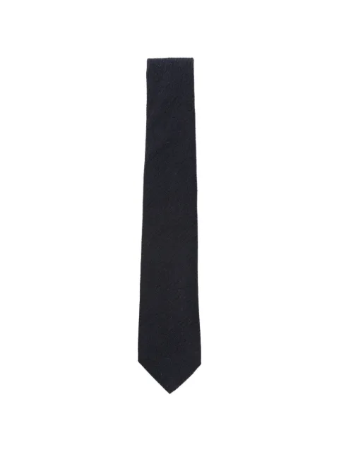 Canali textured silk tie