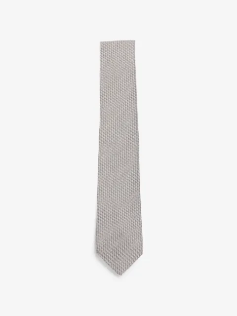 Canali houndstooth-pattern silk tie