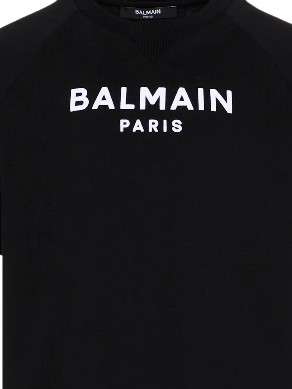 Balmain Kids T-shirt met logoprint Zwart
