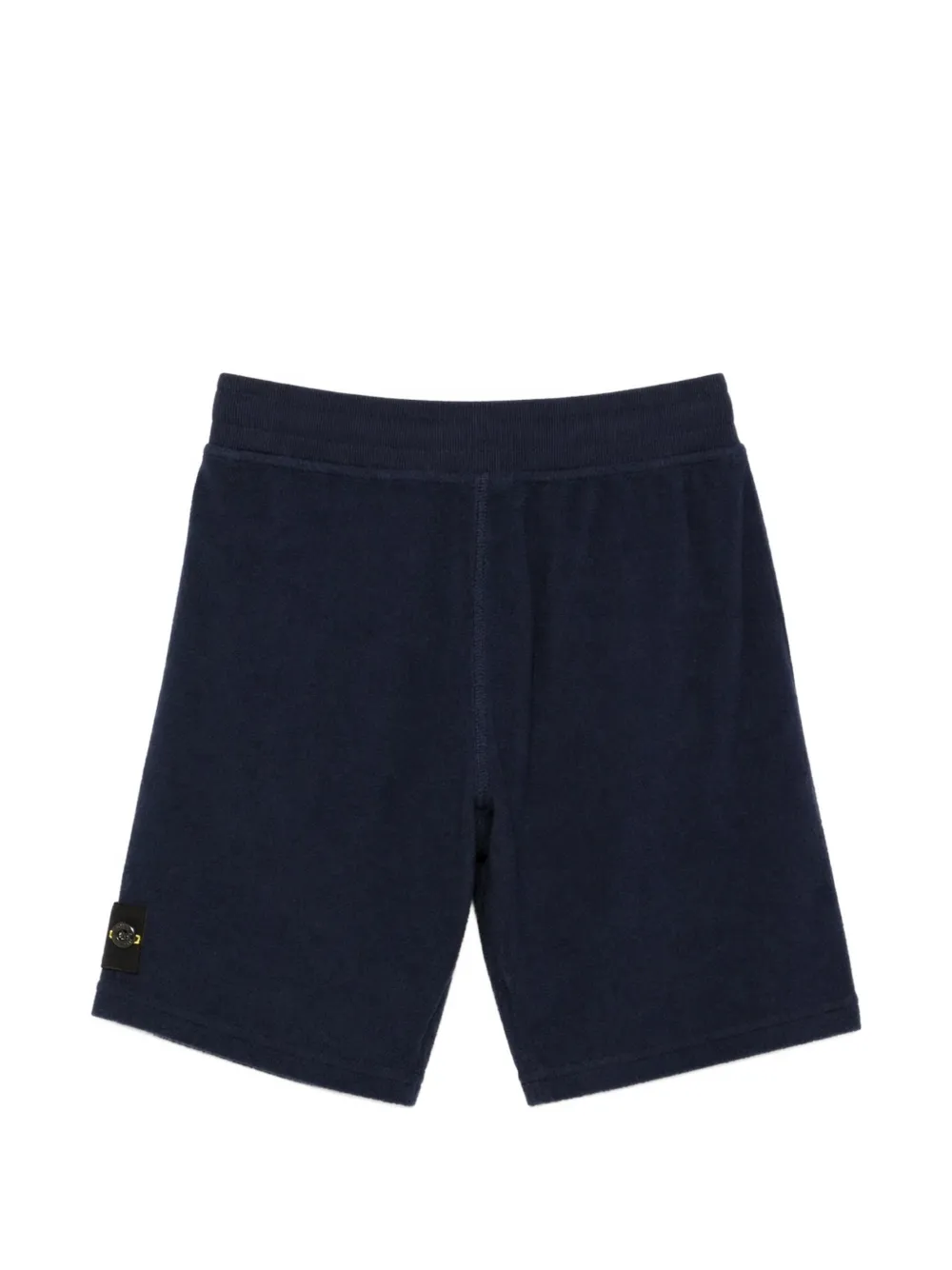 Stone Island Junior Shorts met logopatch Blauw