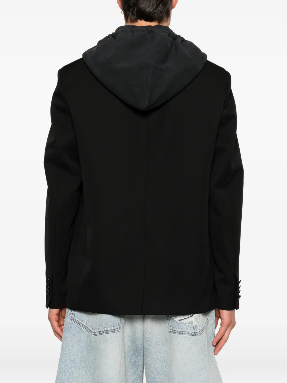 Balenciaga Gelaagd jack met grafische print Grijs