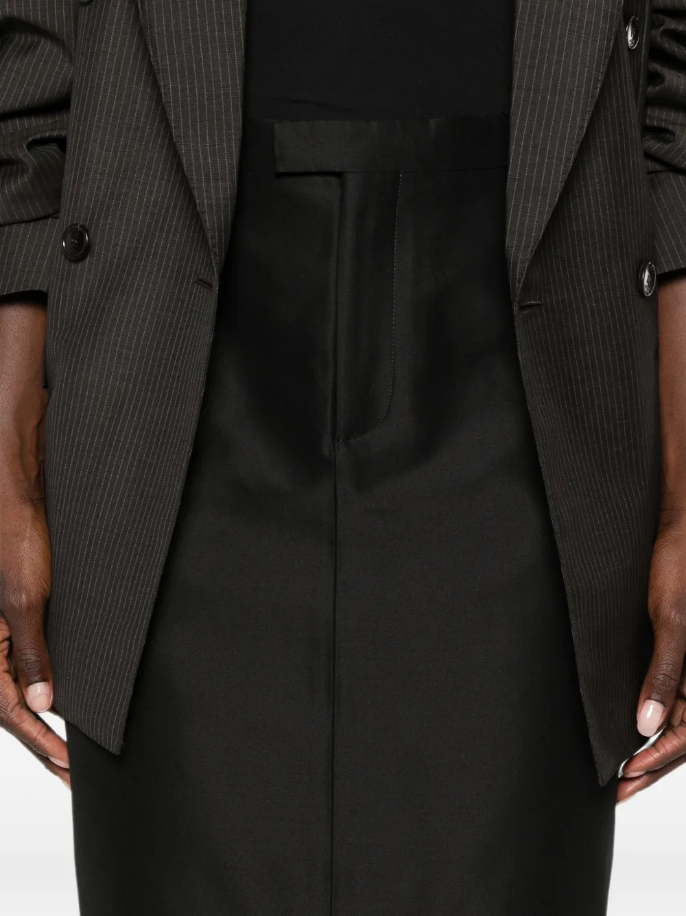Gucci Rok met split Zwart