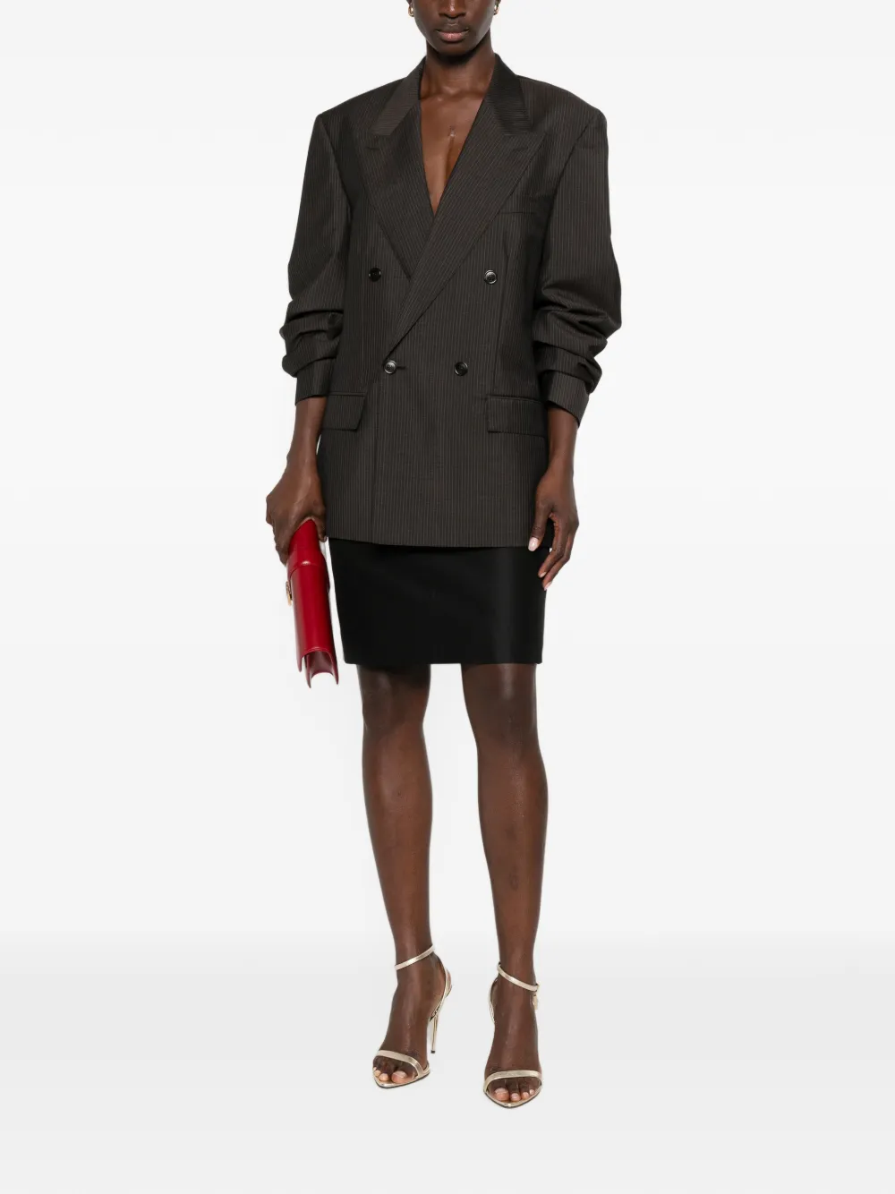 Gucci Rok met split Zwart
