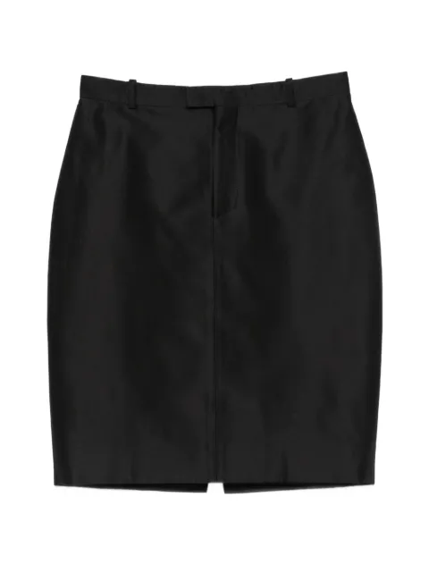 Gucci rear-slit skirt