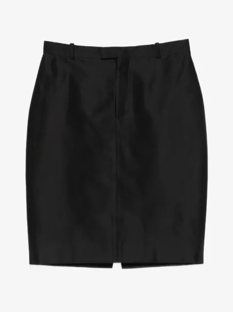 Gucci rear-slit skirt