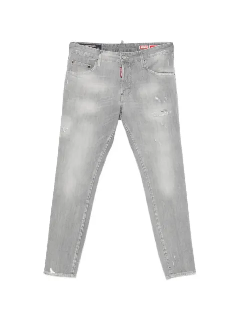 DSQUARED2 Skater distressed logo-tag denim jeans