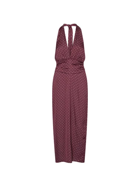 ROTATE BIRGER CHRISTENSEN vestido con cuello halter