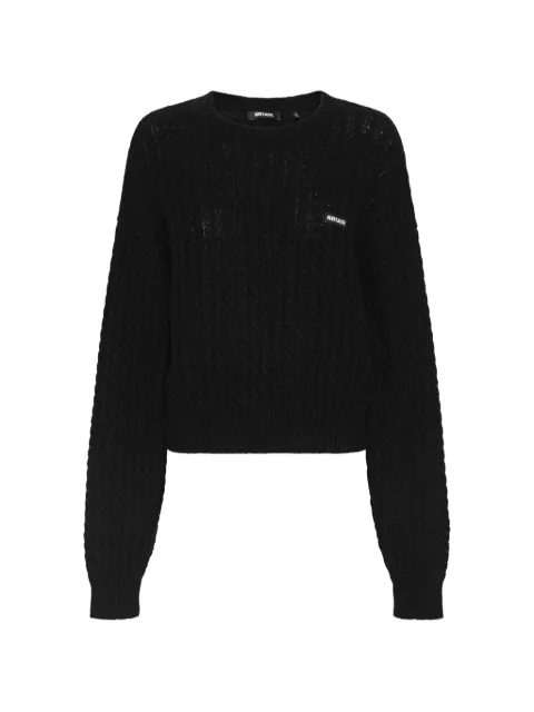 ROTATE BIRGER CHRISTENSEN cable crewneck sweater