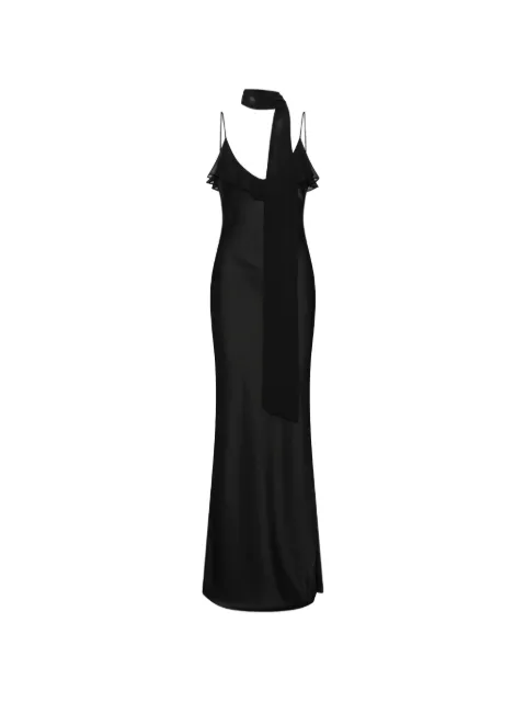ROTATE BIRGER CHRISTENSEN slip dress con cuello en V