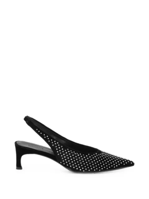 ROTATE BIRGER CHRISTENSEN slingback rhinestone velvet pumps