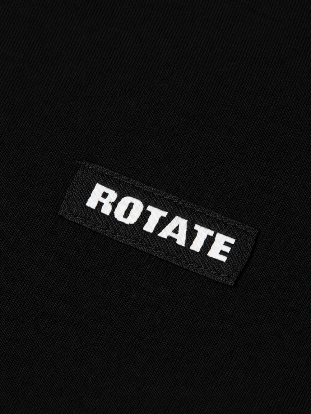 ROTATE BIRGER CHRISTENSEN T-shirt met lange mouwen en logo Zwart