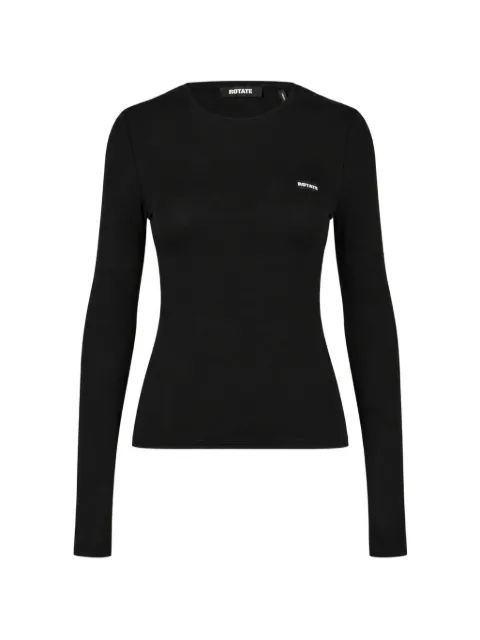 ROTATE BIRGER CHRISTENSEN long-sleeve T-shirt logo black