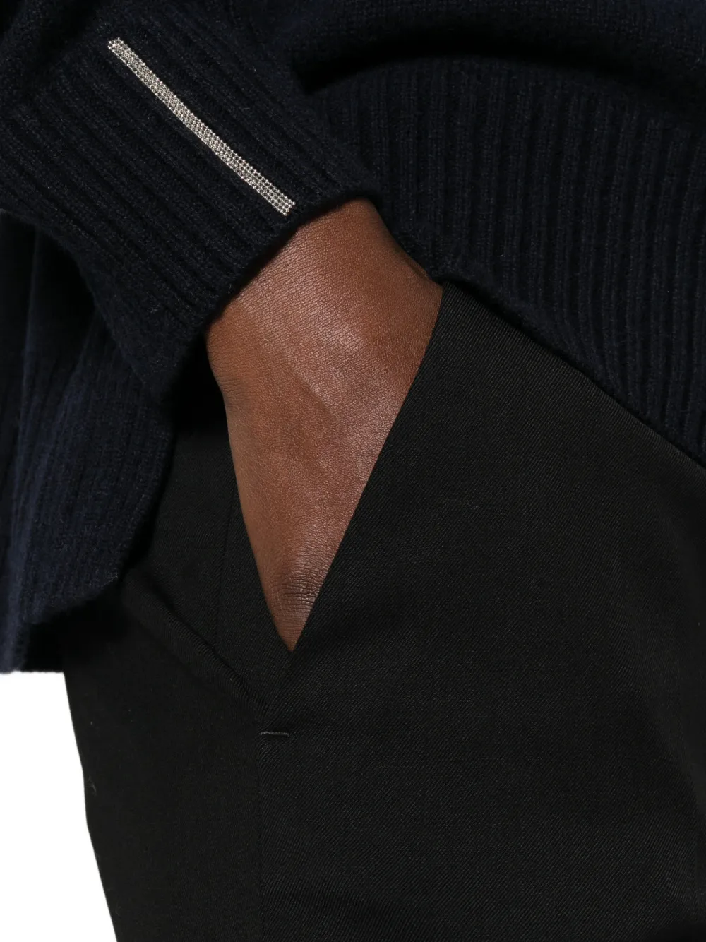 Peserico Straight pantalon Zwart