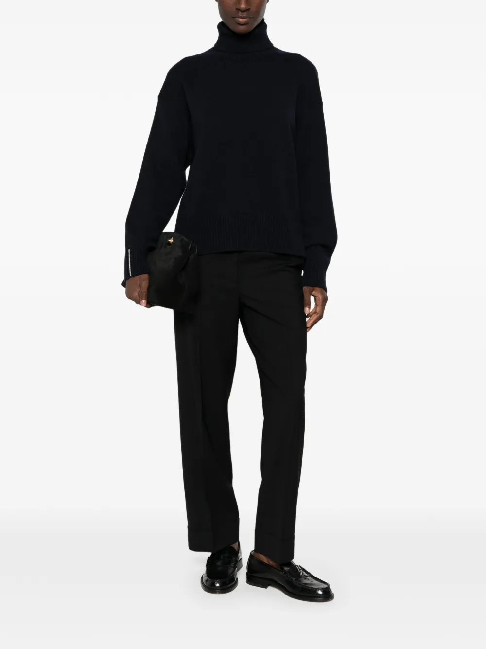 Peserico Straight pantalon Zwart