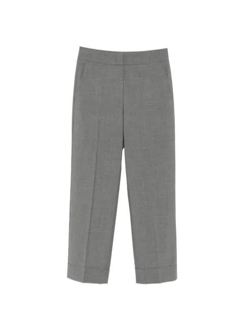 Peserico pressed-crease turned-up trousers