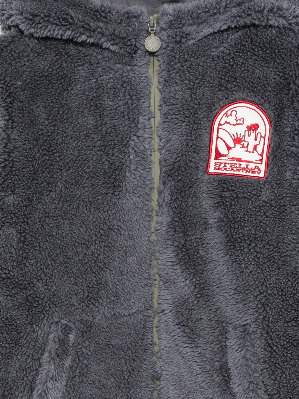 Stella McCartney Kids Fleece jack Blauw