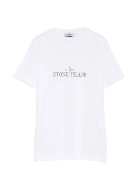 Stone Island Junior logo-print T-shirt
