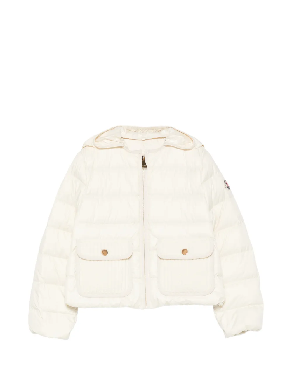 Moncler Enfant Amara gewatteerd jack Beige
