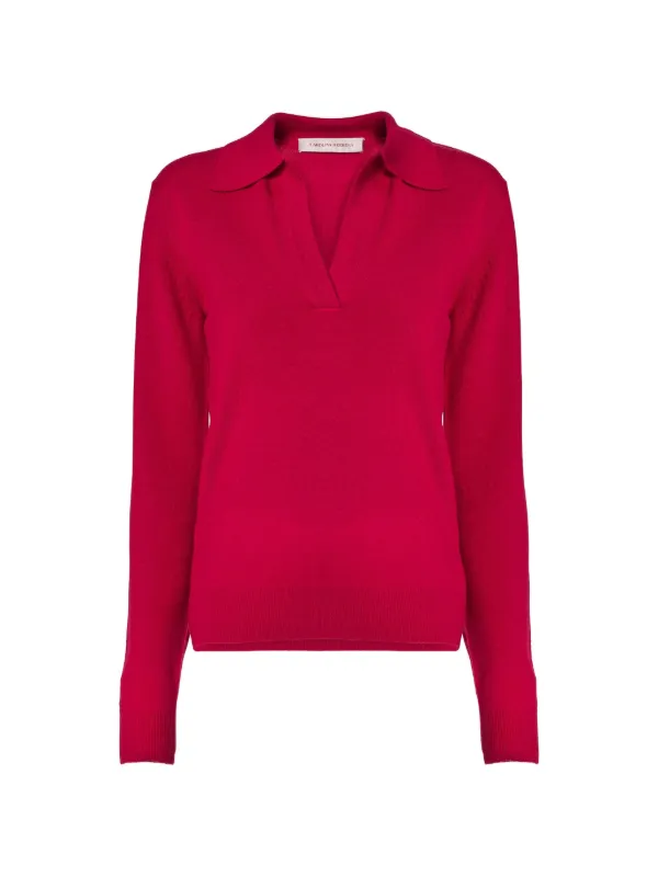 Carolina Herrera Long-sleeves Sweater in Red