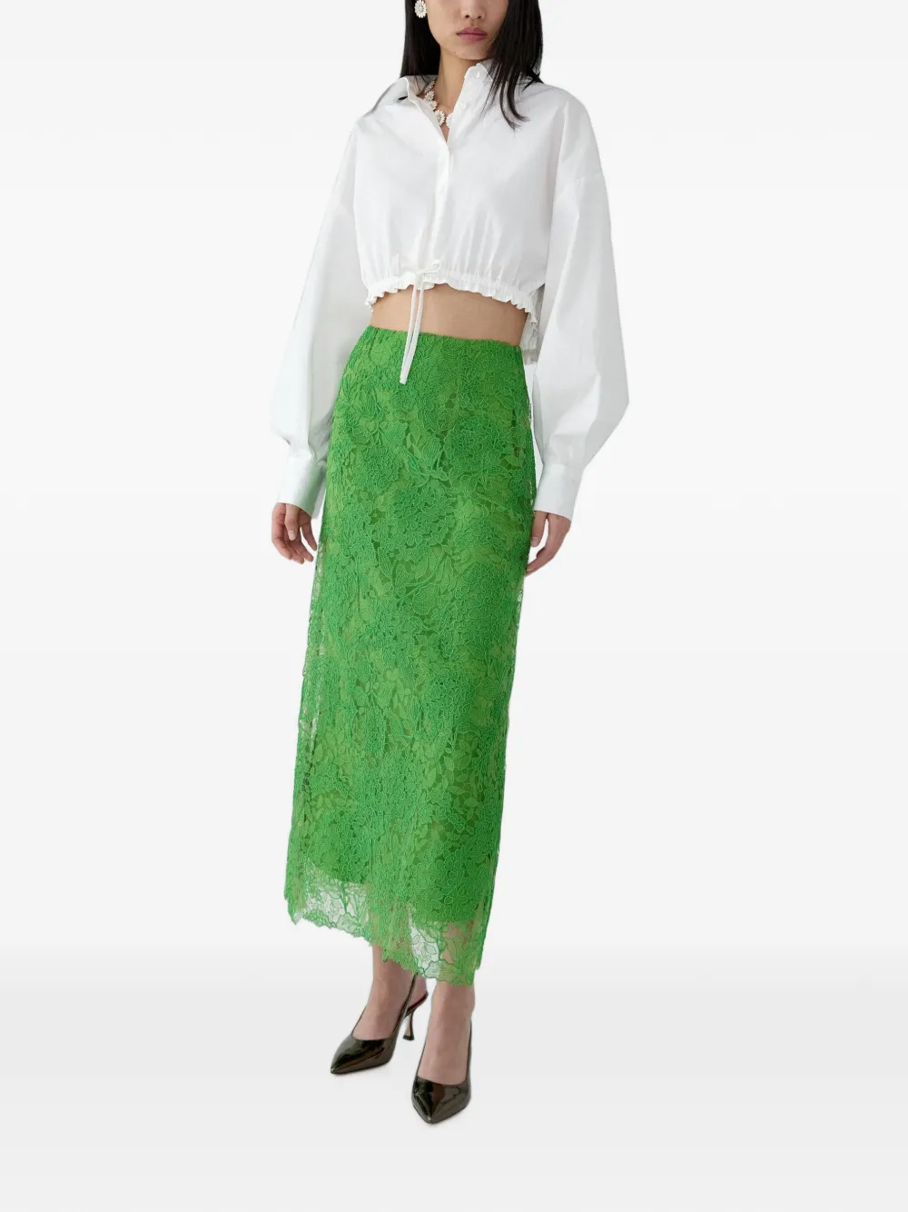 Carolina Herrera Blouse met trekkoord Wit