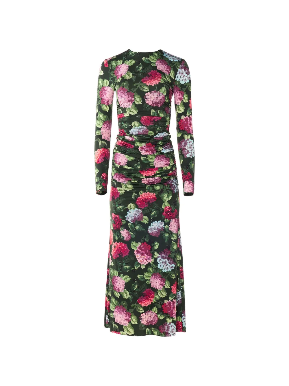 Carolina Herrera hydrangea-print maxi dress - Grün