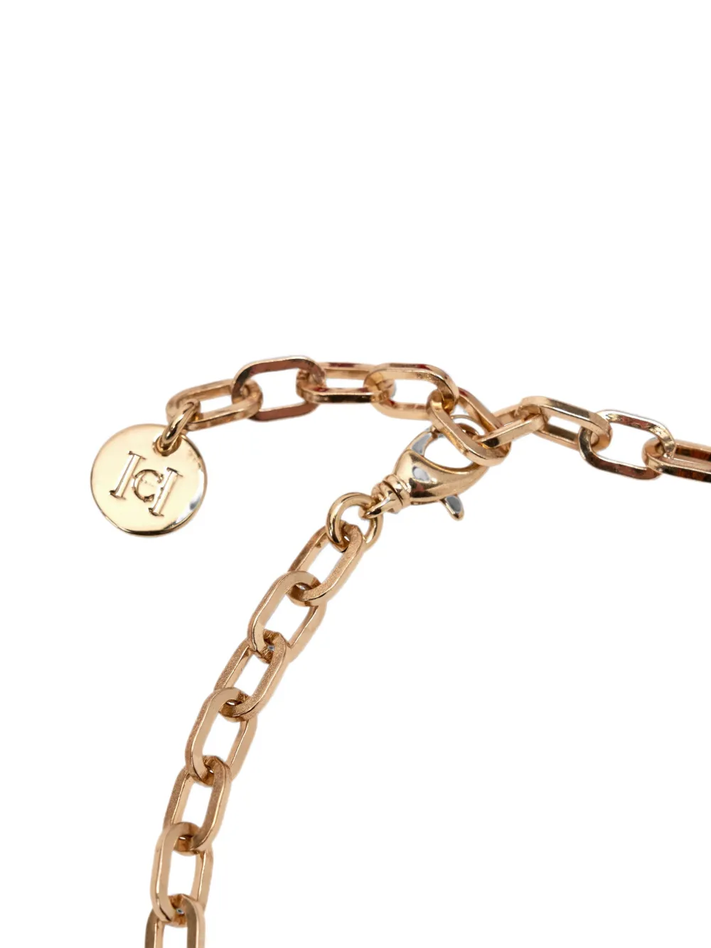 Carolina Herrera Crystal-embellishments Necklace in Gold, view 3