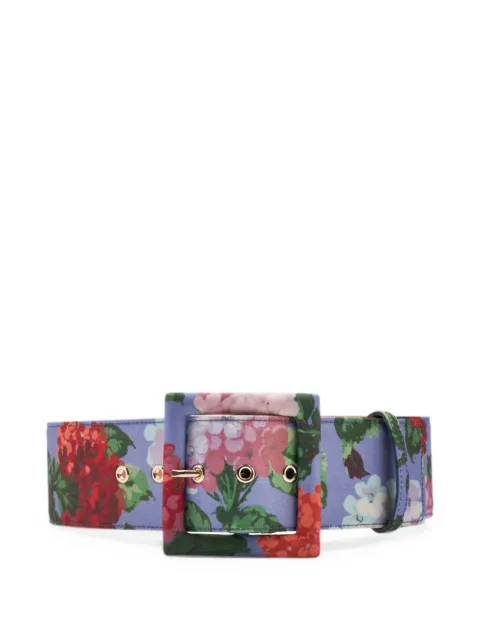 Carolina Herrera Icon hydrangea-print belt