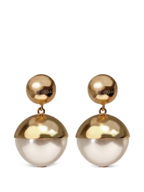 Carolina Herrera pearl-drop earrings