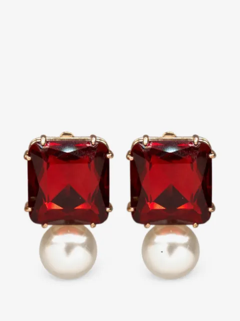 Carolina Herrera pearl drop earrings