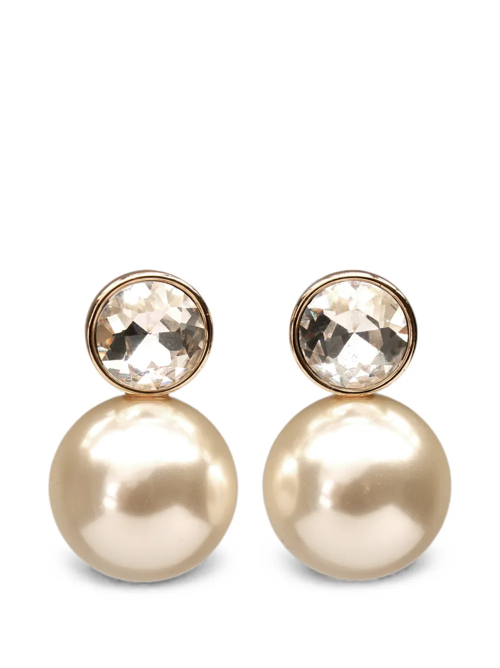 Carolina Herrera crystal-embellished earrings - Oro