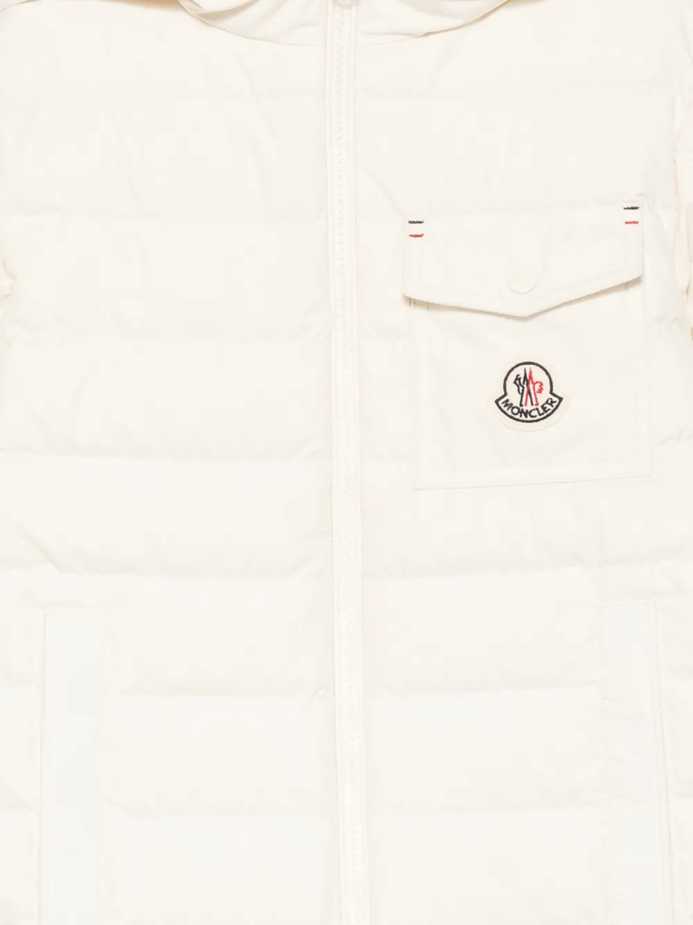 Moncler Enfant Jack met capuchon Beige