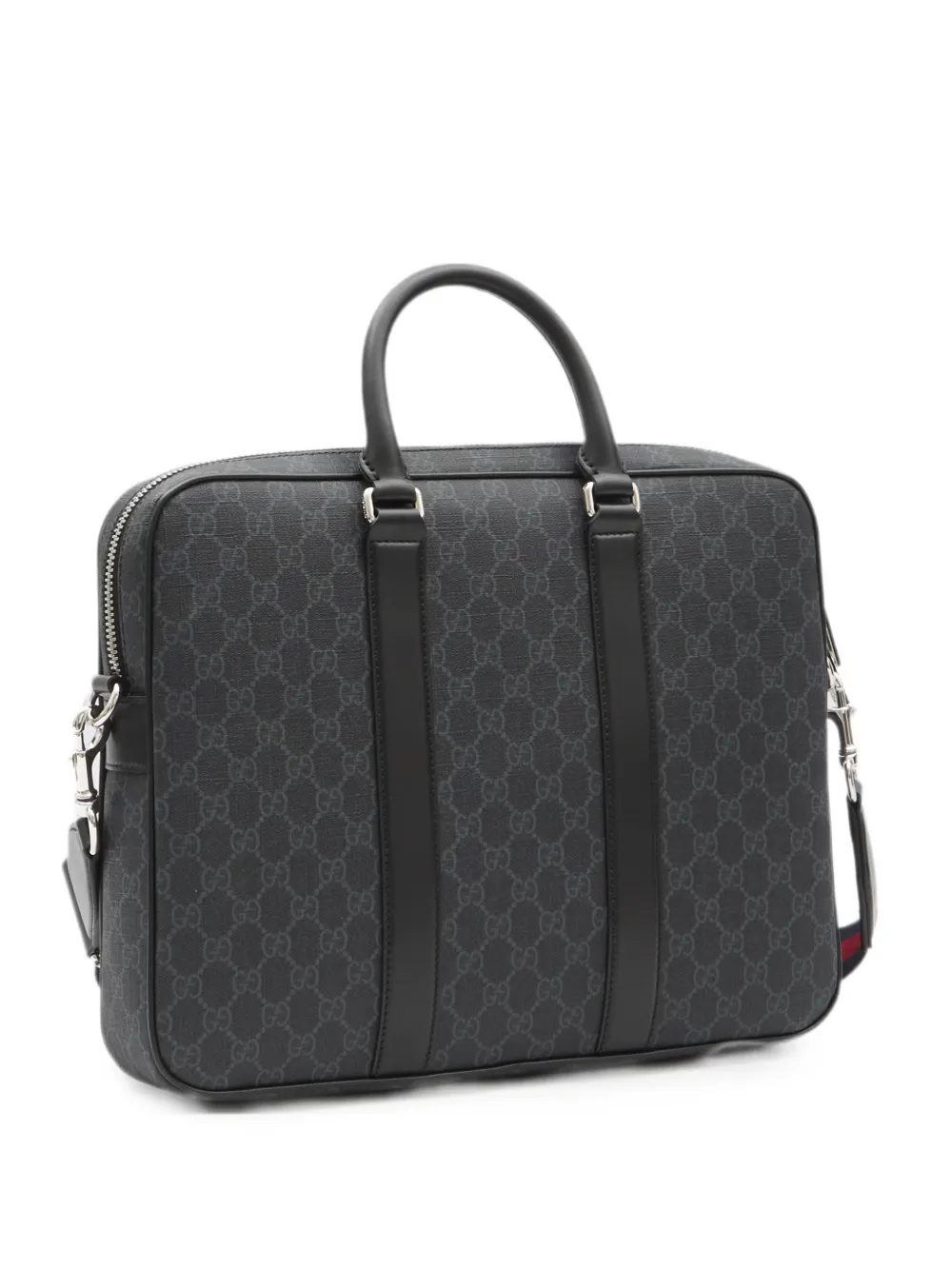 Gucci GG Supreme briefcase - Schwarz
