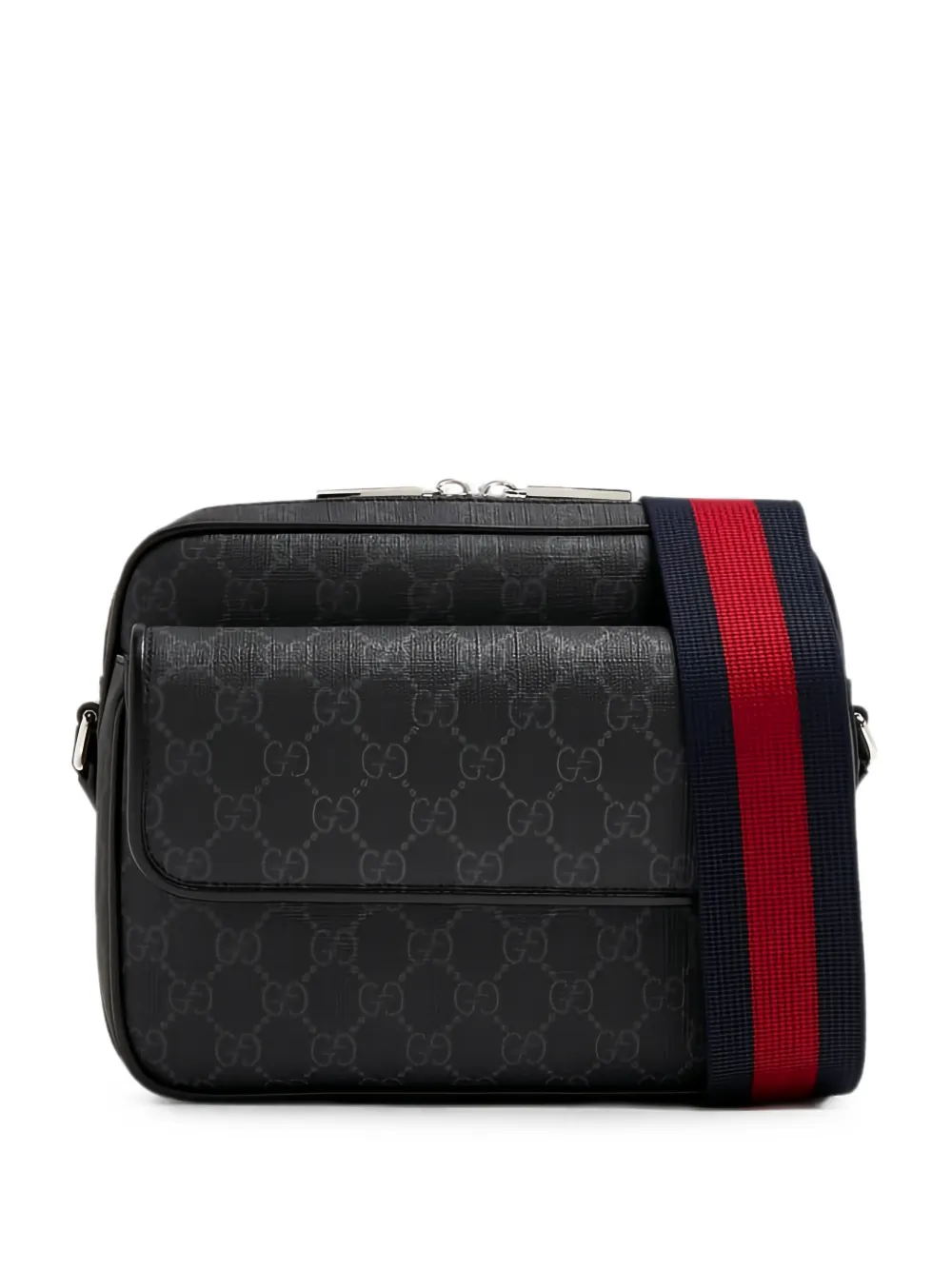 Gucci GG Supreme messenger bag - Schwarz