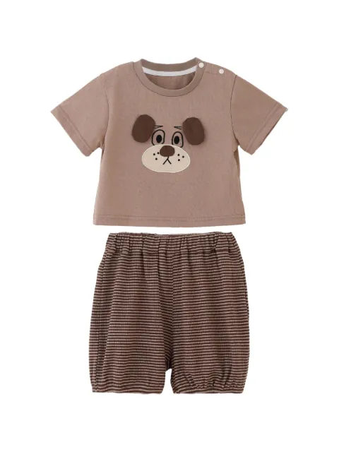 BANBLU striped T-shirt and shorts set