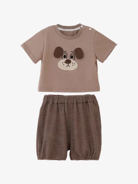 BANBLU striped T-shirt and shorts set