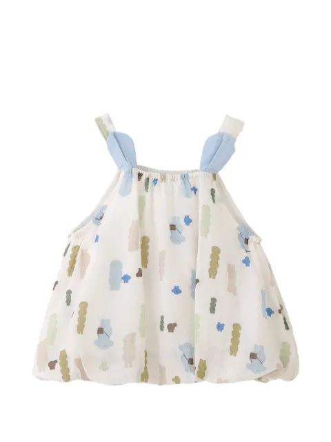 BANBLU bubble-hem dress