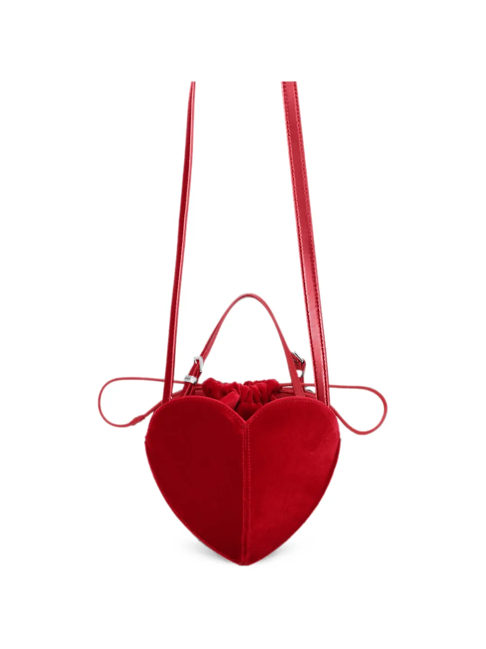 ROTATE BIRGER CHRISTENSEN The velvet Heart bag red - Rosso