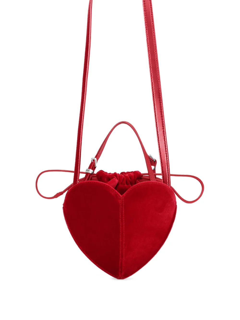 ROTATE BIRGER CHRISTENSEN The velvet Heart bag red - Rosso