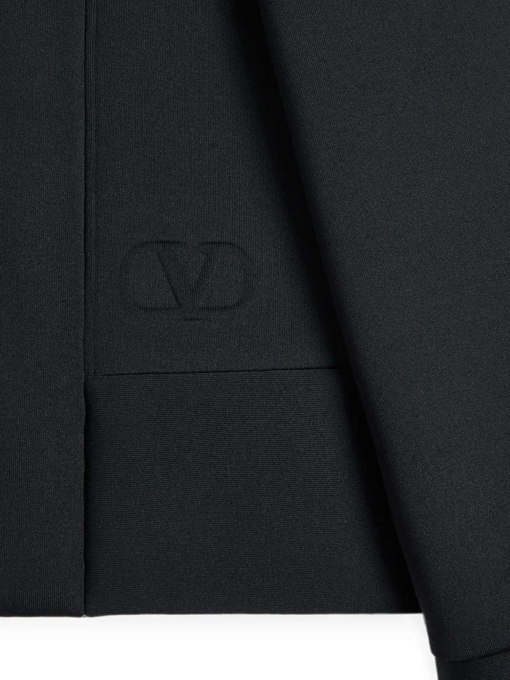 Valentino Garavani VLogo hoodie met rits Zwart