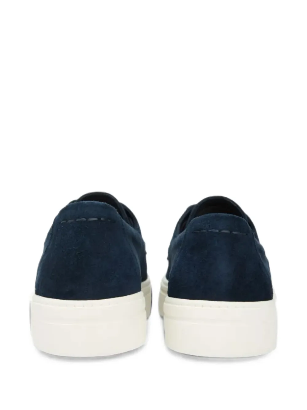 Tommy Hilfiger Hybrid suède sneakers met gestikte neus Blauw