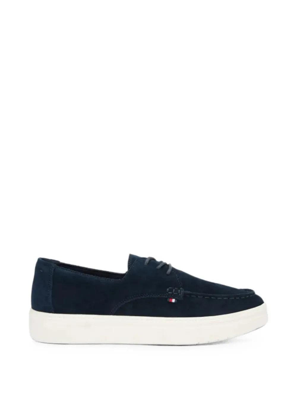 Tommy Hilfiger Hybrid suede stitched-toe sneakers - Blau