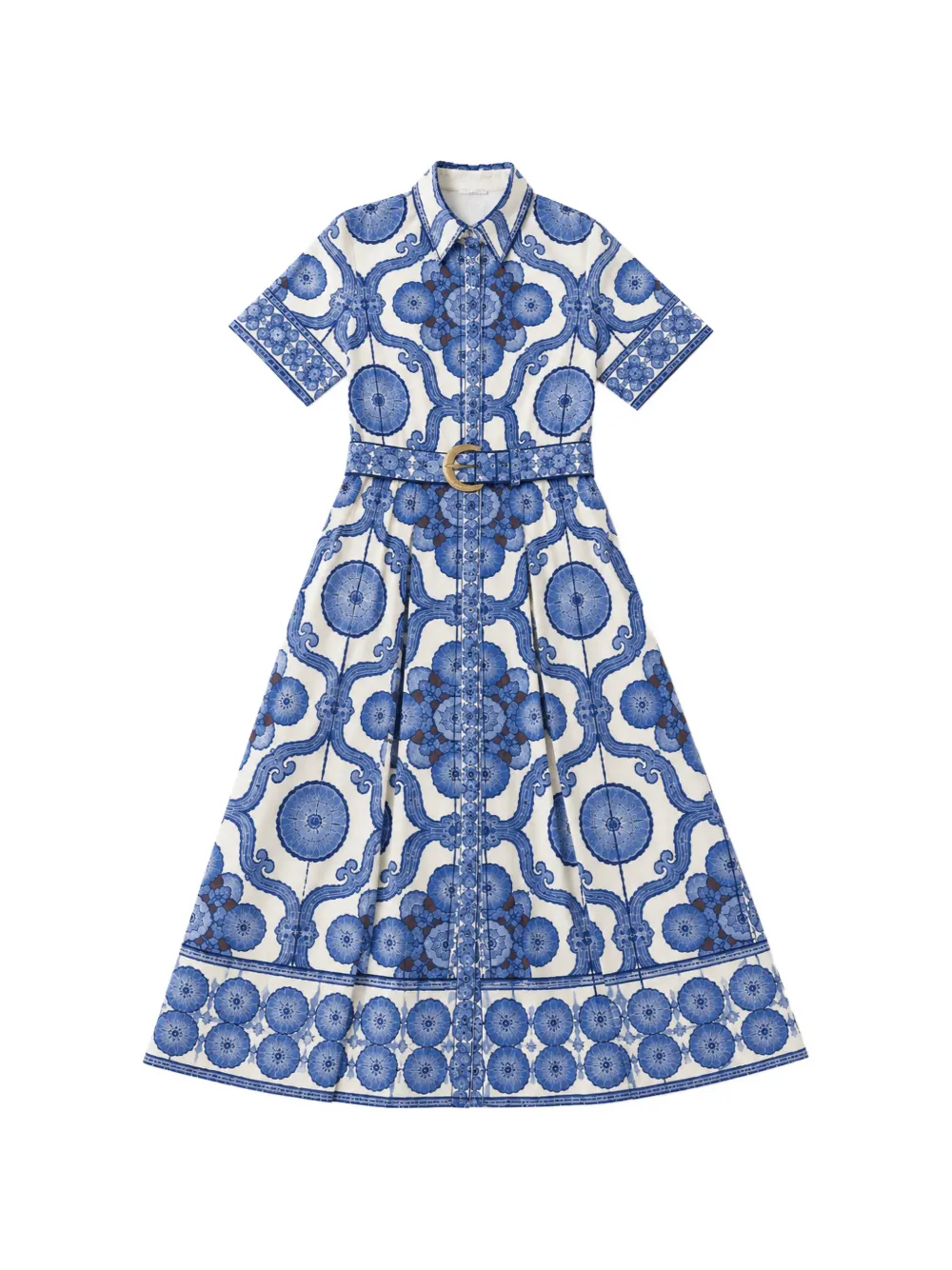 Cara Cara Malena floral-print midi dress - Bianco