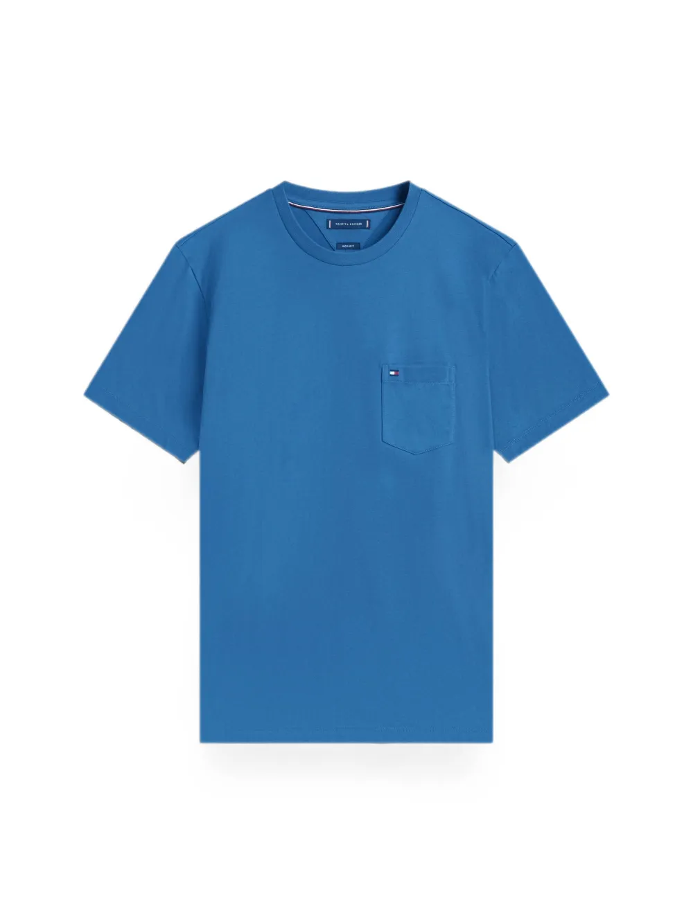 Tommy Hilfiger T-shirt met opgestikte zak Blauw