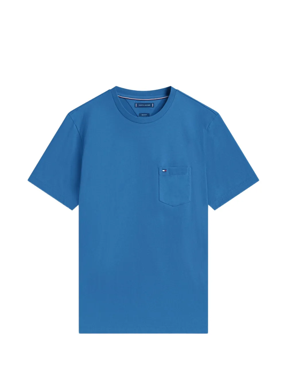 Tommy Hilfiger patch-pocket cotton T-shirt - Blu