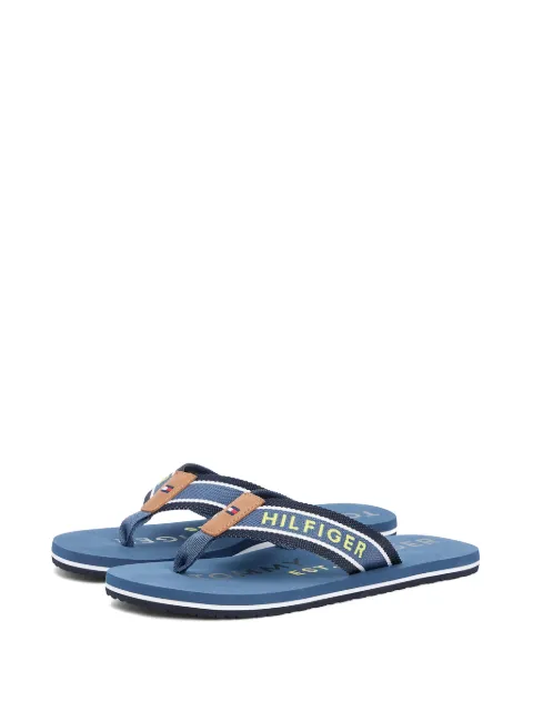 Tommy Hilfiger logo-print flip-flops